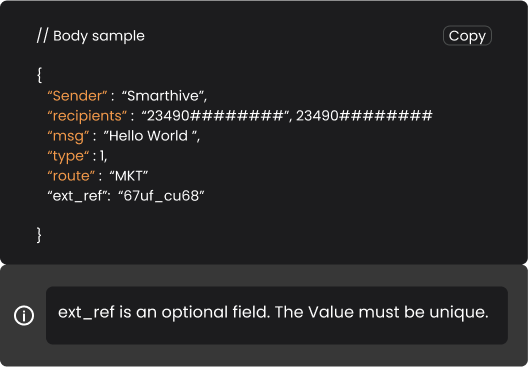 API Code Sample